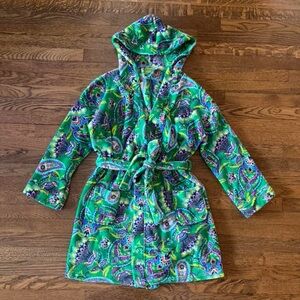 Vera Bradley 2014 Retired Emerald Paisley Robe